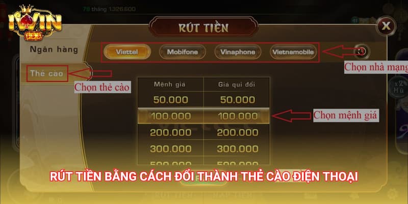 Các câu hỏi thường gặp về rút tiền IWIN